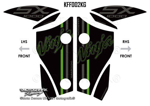Kawasaki Ninja 1000sx 2020 - 2023 Motorcycle Fender / Mudguard Protector KFF002KG